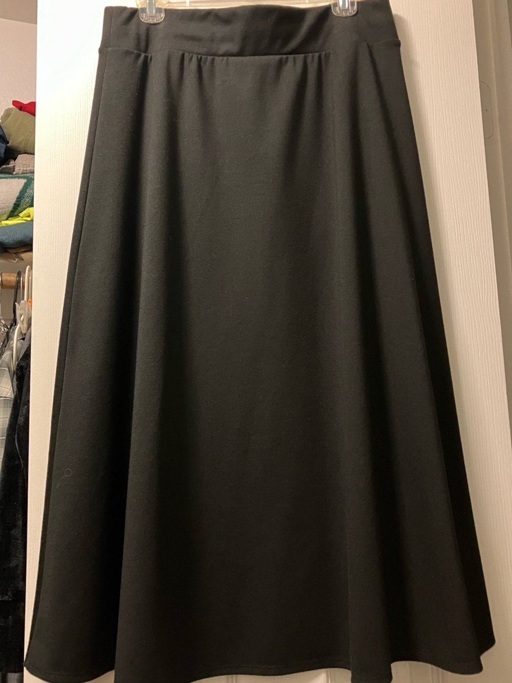 Elegant Black A-Line Skirt — Versatile Everyday Style